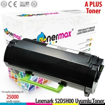 Lexmark 525H / 52D5H00 / MS710 / MS711 / MS810 / MS811 / MS812 A Plus Muadil Toner