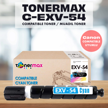 Canon C-EXV-54 Muadil Toner Mavi / ImageRUNNER C3025i / C3125i / C3262i