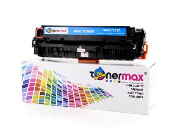 HP 304A / CC531A / CM2320 / CP2025 Mavi Muadil Toner - Ekonomik