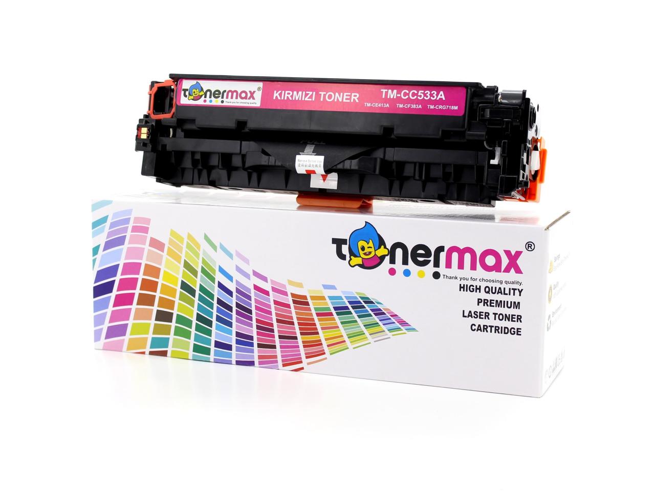 HP 304A / CC533A / CM2320 / CP2025 Kırmızı Muadil Toner - Ekonomik