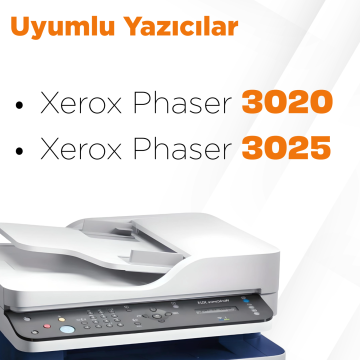 Xerox Phaser 3020 / 3025 Muadil Toneri - Ekonomik