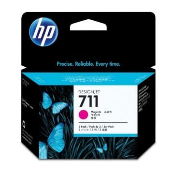 HP 711 CZ135A Kırmızı Orjinal Kartuş 87ML / Hp Designjet T120 HP Designjet T520 Orjinal Kartuş