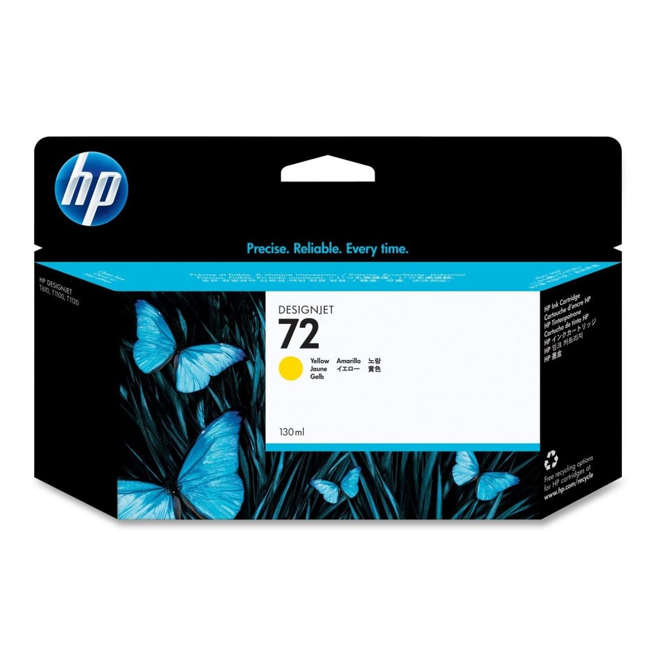 HP 72 C9373A Sarı Orjinal Kartuş 130 ML.