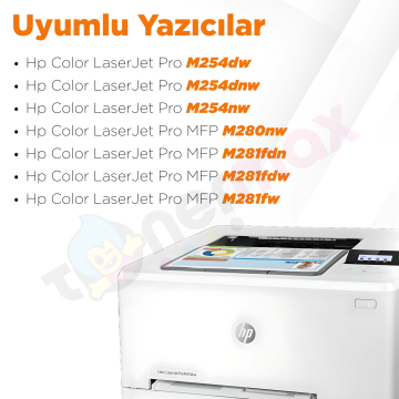 Hp 203A / CF540A Orjinal Toner - Siyah /  M254 / M280 / M281