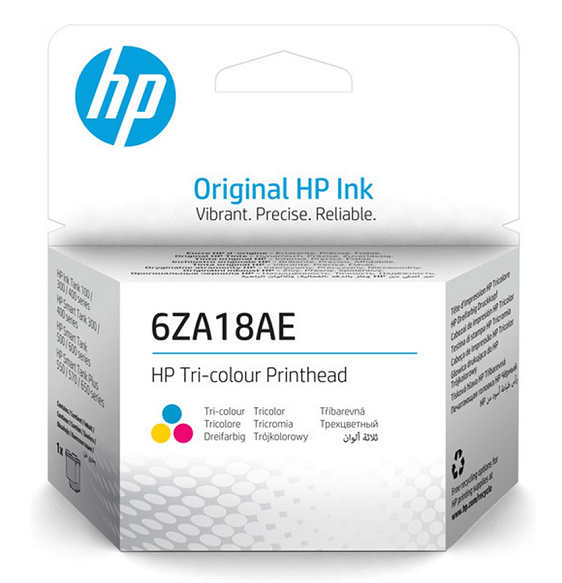 Hp 6ZA18AE Renkli Orjinal Baskı Kafası / Hp 500, 513, 515, 516, 519, 530, 615