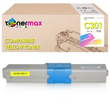 Oki C301 / C321 / MC342 44973541 Muadil Toner Sarı