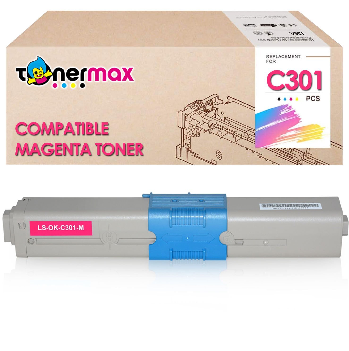 Oki C301 / C321 / MC342 44973542 Muadil Toner Kırmızı