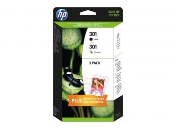 HP 301 J3M81A Siyah ve Renkli Kartuş Avantaj Paket