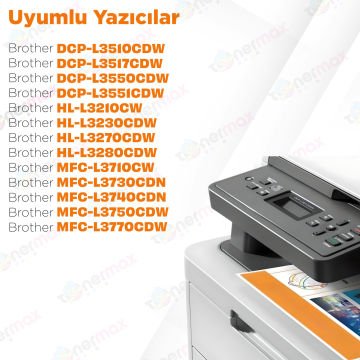 Brother TN223 / TN227 / TN273 / TN277 Toner Tozu Set  / HL-L3210 / L3230 / L3270 / L3290 / MFC-L3710 / L3750 / L3770