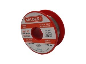 Soldex 100Gr 1.2mm 60/40 Lehim Teli