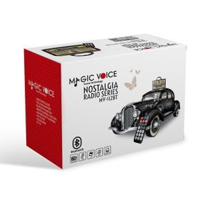 MagicVoice MV-112BT USB-SD-FM-Bluetooth Destekli Nostaljik Radyo