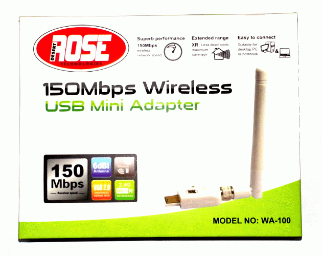 ROSE 150Mbps Wireless USB Adaptör