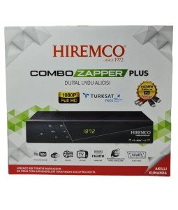 Hiremco Combo Zapper Plus HD Uydu Alıcısı TKGS