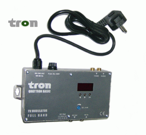 Tron Quattron Basic Full Band ALT-S VHF RF Modülatör Kamera Beslemeli