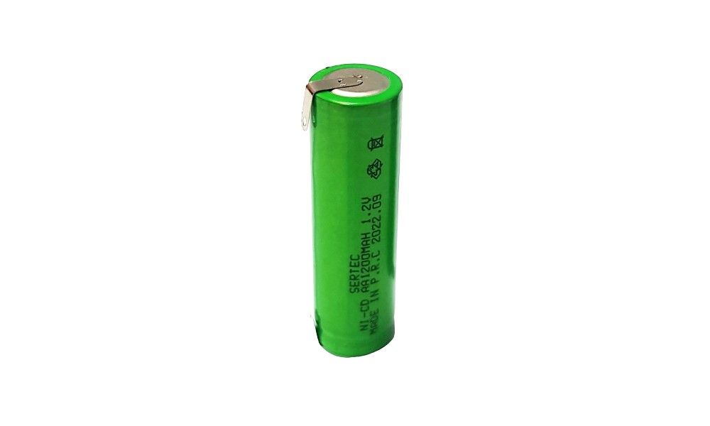 Sertec 1.2Volt 1200mAh AA Ni-CD Şarjlı Kalem Pil Puntolu