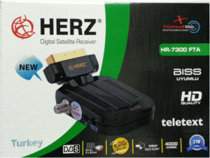 HERZ HR-7300 Mini Scart Uydu Alıcısı TKGS'li