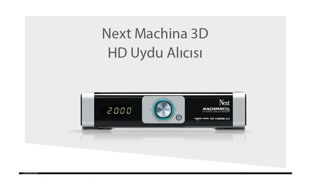 Next MACHINA 3D Full HD Uydu Alıcı Çift Tunerli