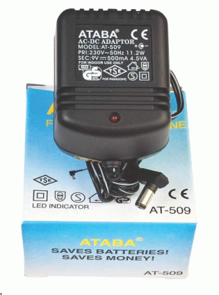 Ataba AT-509 9Volt Telsiz Telefon Adaptörü