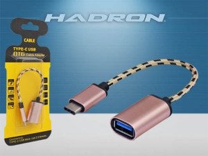 Hadron HD4533 TYPE-C USB OTG Çevirici Kablo Kutulu Metal