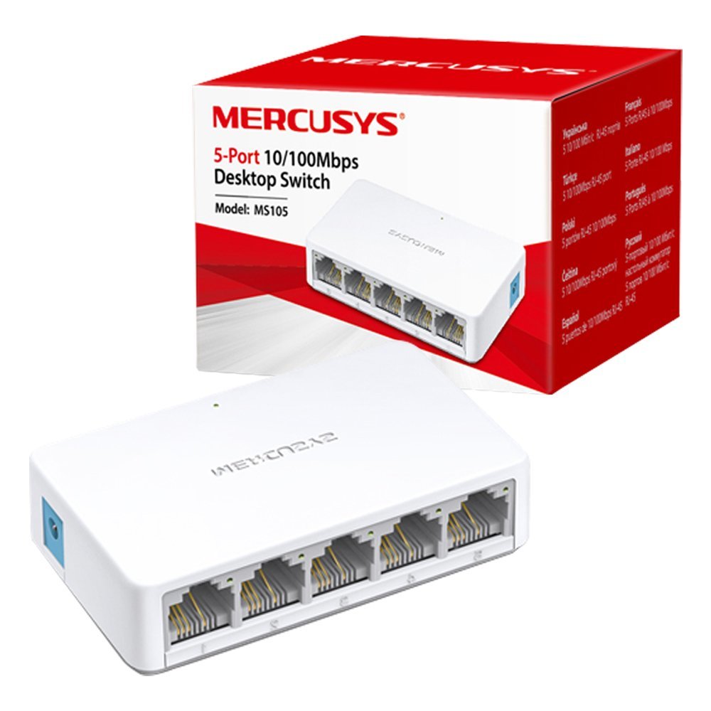 Mercusys MS105 10/100 Mbps 5Port Ethernet Switch