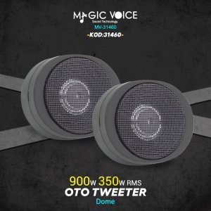 Magicvoice MV-31460 900W Dome 2'li Oto Tweeter
