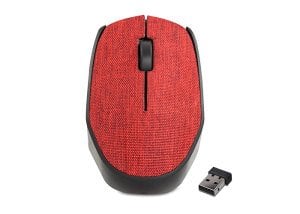 Everest KM-218 2.4Ghz Kablosuz USB Mouse Kırmızı Kumaş Yüzey