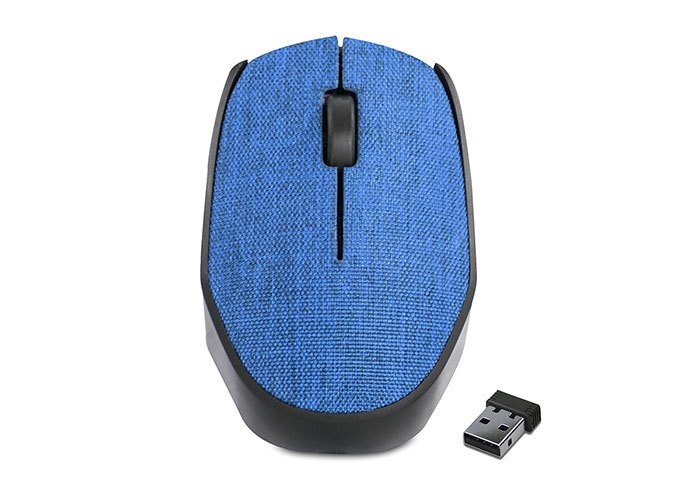 Everest KM-218 2.4Ghz Kablosuz USB Mouse Mavi Kumaş Yüzey