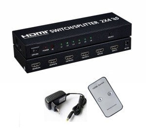 SLine 2x4 HDMI Switch-Splitter 4Kx2K