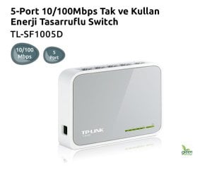 TP-LINK TL-SF1005D 5-Port 10/100Mbps Ethernet Switch