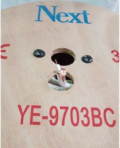 NEXT YE-9703BC RG6U6 Bakır Trishield Anten Kablosu 300Metre