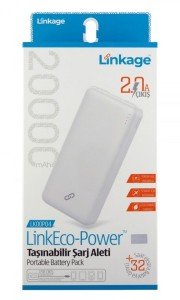 Linkage 20000mAh Hızlı Şarj Powerbank Beyaz LK00P04