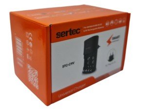 Sertec STC-C9V AA-AAA-9V Uyumlu 4lü Pil Şarj Aleti