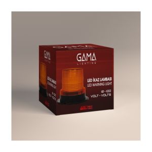 GAMA Auto Lighting  Çakar Tepe Lambası Sarı DC 12-100 Volt