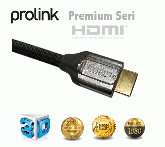 Prolink PR-H001-10 HDMI - HDMI KABLO + Ethernet(V1.4) 10 m