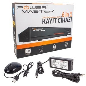 Powermaster 6in1 16Kanal 1080N Dvr Kayıt Cihazı H265