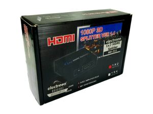 electroon 1x2 HDMI Splitter 1.4v Full HD 1080P 3D