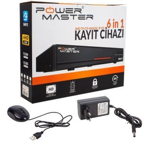 Powermaster 6in1 8Kanal 1080N Dvr Kayıt Cihazı H265