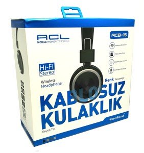 ACL ACB-16 Kablosuz Bluetooth Kulaklık SD Kart Girişli