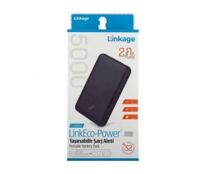 Linkage 5000mAh Hızlı Şarj Powerbank Siyah LK00P02