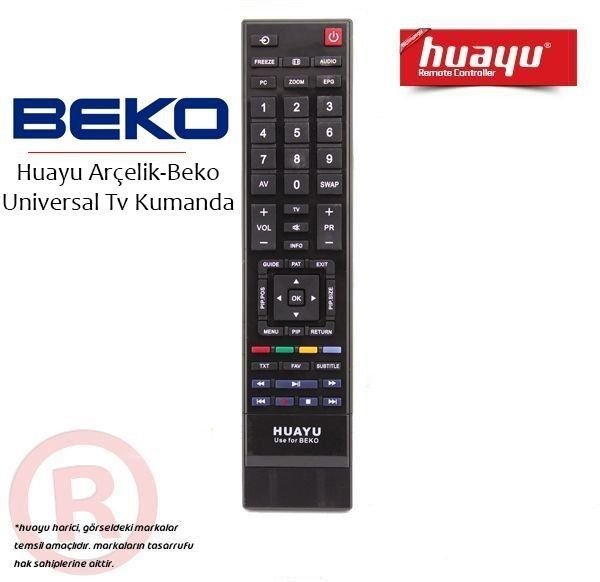 Huayu Arçelik-Beko Universal LCD-LED Tv Kumanda