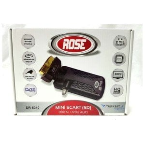 ROSE DR-5040 Mini Scart Uydu Alıcısı TKGS