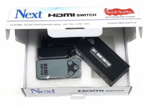 Next YE-103 3x1 HDMI Switch - 3 Port Kumandalı