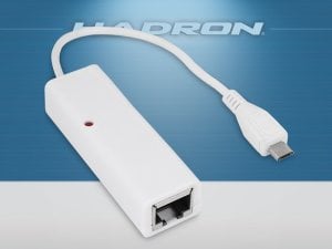 HADRON Micro USB to Ethernet-LAN-RJ45 Çevirici Kablo