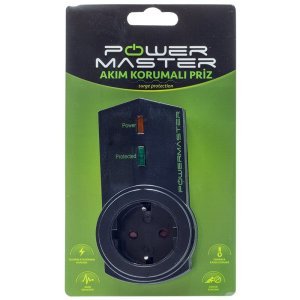 Powermaster PM-16621 Tekli Akım Korumalı Priz 3500W