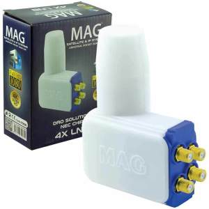 Mag Slim Rocket HD Dörtlü Quad LNB 0.1dB