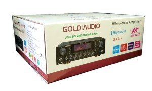 Gold Audio GA215 USB-SD-Mikrofon Girişli 100Watt Stereo Anfi