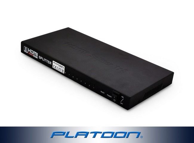 PLATOON PL-8962 8 Port HDMI SPLITTER v1.4