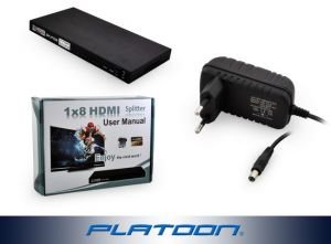 PLATOON PL-8962 8 Port HDMI SPLITTER v1.4