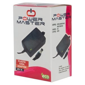Powermaster 12V 1A Masa Üstü Adaptör 5.5x2.5mm
