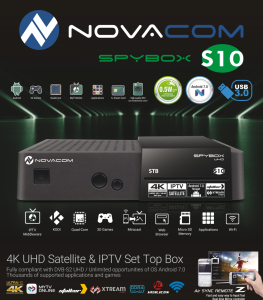 Novacom Spybox S10 UHD-4K Android Set Top Box